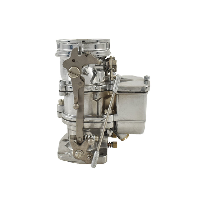 97 Stromberg Style 2 Barrel 3-Bolt Flange Carburettor, Chrome