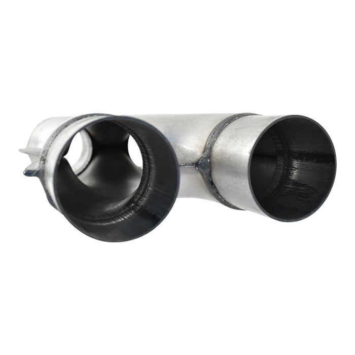 Aluminised Steel 2 Inch I.D. X Merge Exhaust Pipe
