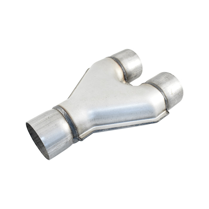Aluminised Steel 2 Inch I.D. Y Merge Exhaust Pipe