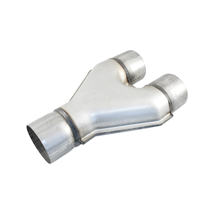 Aluminised Steel 3 Inch I.D. Y Merge Exhaust Pipe
