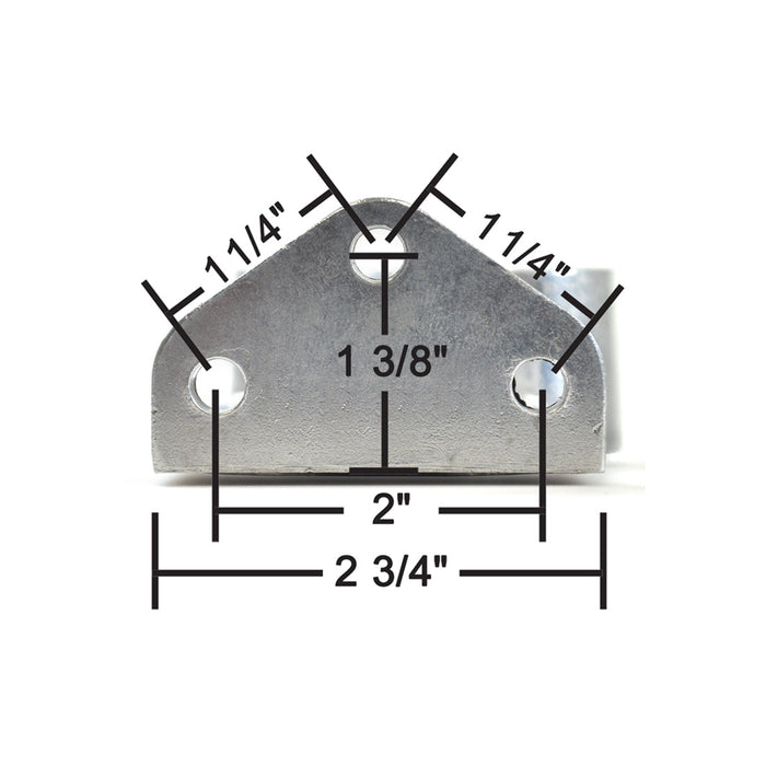 Derale Single Ports Up 1/2" NPT Filter Mount with 13/16"-16 Filter Thread 15728
