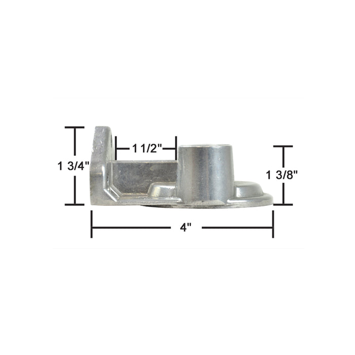 Derale Single Ports Up 1/2" NPT Filter Mount with 13/16"-16 Filter Thread 15728