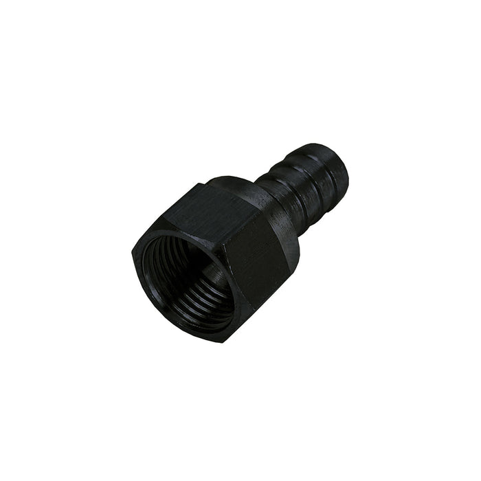 Derale Aluminum -10AN Female Swivel x 1/2'' Hose Barb Fitting 98203