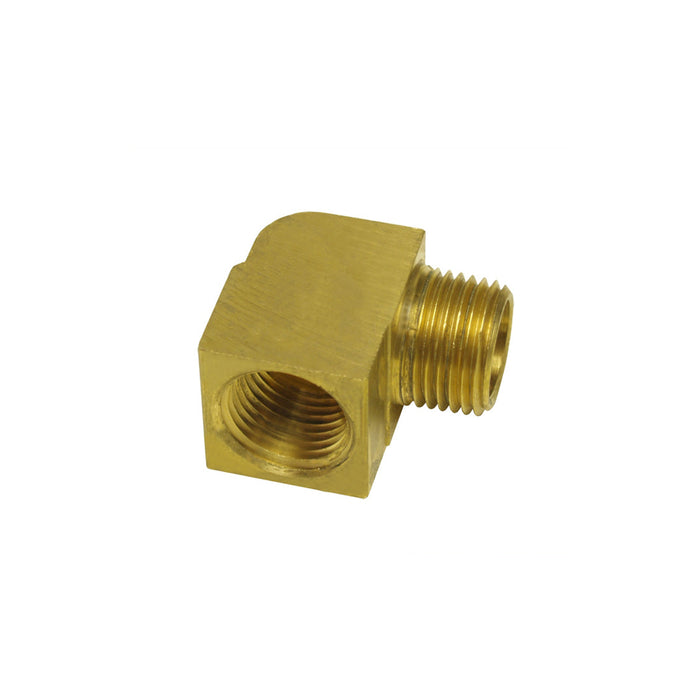 Derale Brass 1/2" NPT Female x 1/2" NPT Male 90° Fitting 98344