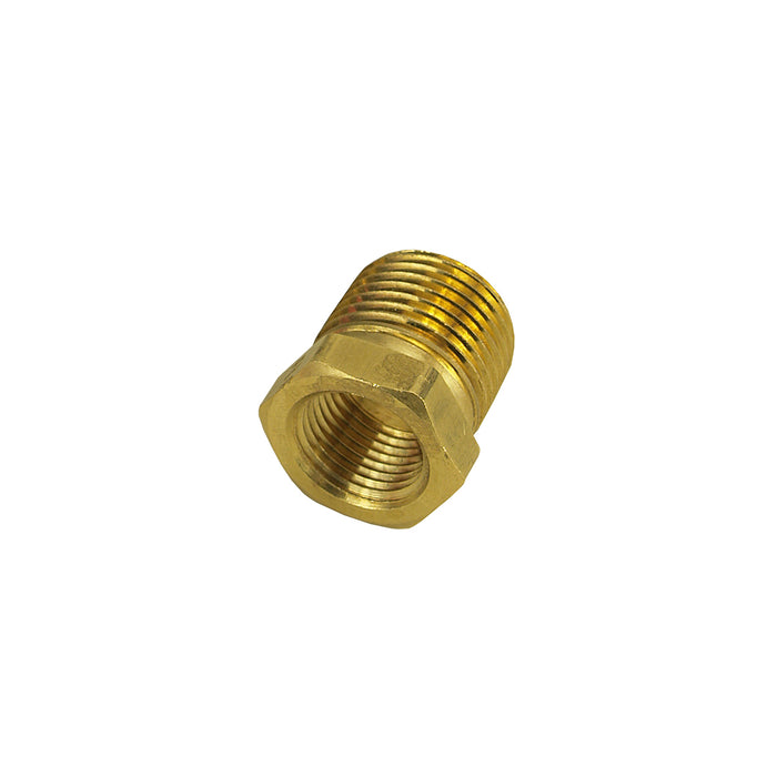 Derale Brass 1/2" Male x 3/8" Female Reducer Adapter 98452
