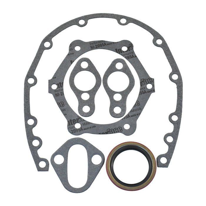 Small Block Chev 283 307 327 350 Timing Cover Gasket & Seal Kit