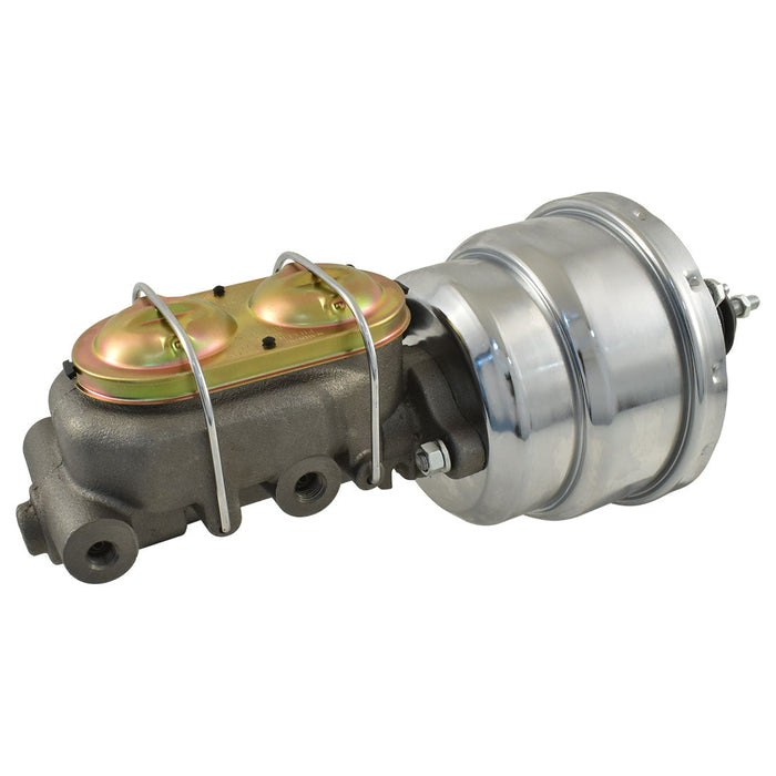 Universal 1" Bore GM Style Master Cylinder & 7" Chrome Dual Brake Booster