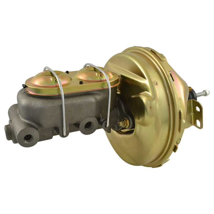 Universal 1-1/8" Bore GM Style Master Cylinder & 9" Zinc Single Brake Booster