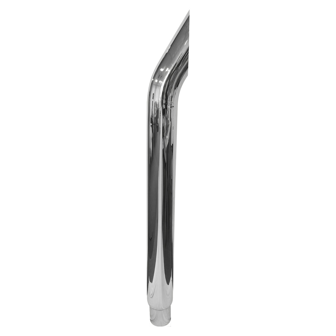 Truck Exhaust Stack Aussie Curved Chrome Steel 6ft Long 6