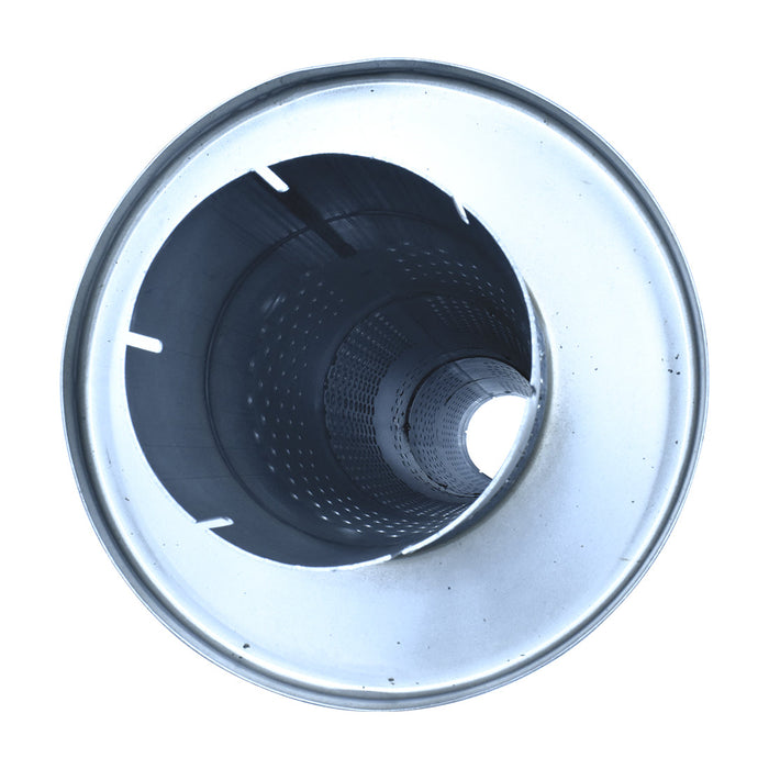 Truck Muffler 5" In / 6" Out, 44.5" Long Body, 51" Overall, 10" Diameter