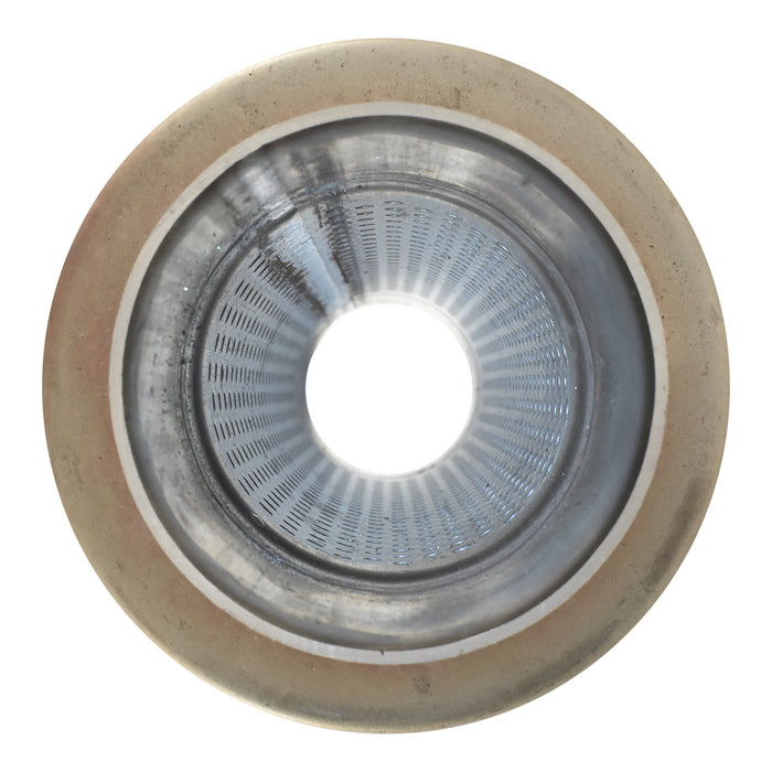 409 Stainless Steel Round Muffler, 2-1/4" In/Out, 4" Body Diameter 20" Overall