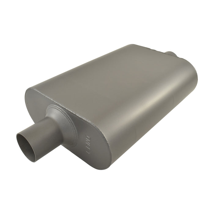 Aluminized Steel 2" Flowmaster Style Chambered Muffler Centre Inlet/Outlet