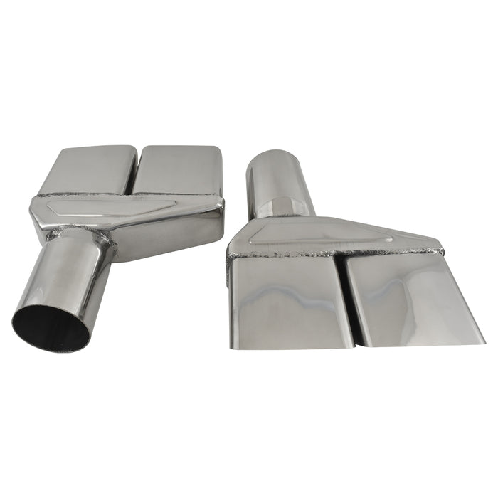 Outlaw 304 Stainless Steel 2½" Challenger Exhaust Extensions