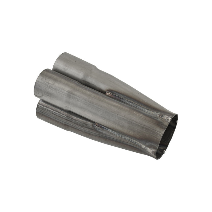 4 Into 1 Unpolished Stainless Steel Merge Collector 4 x 1-1/2" ID, 2-1/2" Out, 7" Long