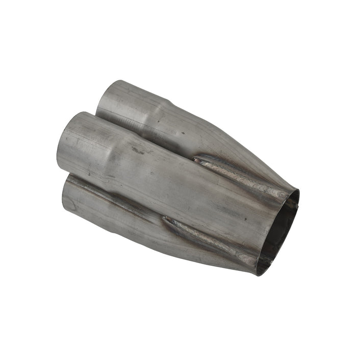 4 Into 1 Unpolished Stainless Steel Merge Collectors 4 x 1-7/8" ID 3" Out 7" Long