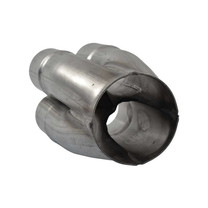4 Into 1 Unpolished Stainless Steel Merge Collectors 4 x 1-7/8" ID 3" Out 7" Long