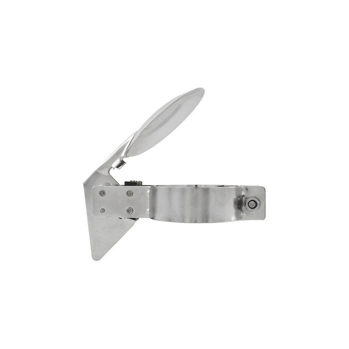 3-1/2" Inch Silent Exhaust Stack Raincap, Chrome Plated