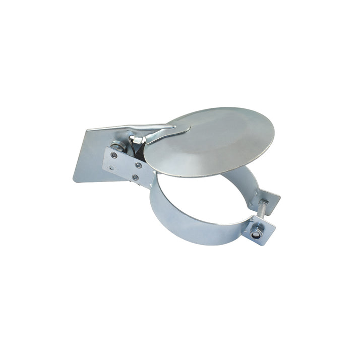 4" Inch Silent Exhaust Stack Raincap, Zinc Plated