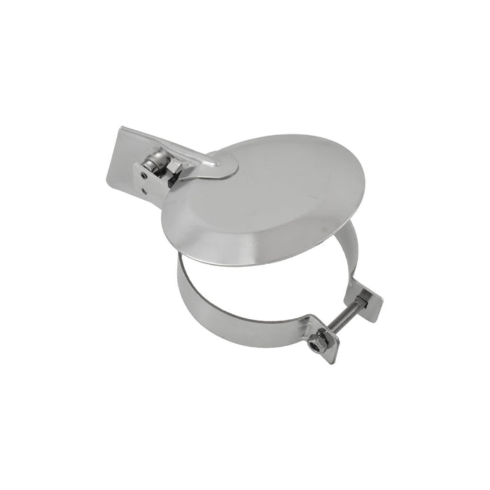 4-1/2" Inch Silent Exhaust Stack Raincap, Chrome Plated