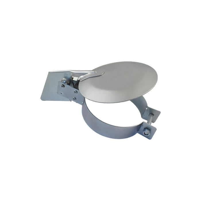 4-1/2" Inch Silent Exhaust Stack Raincap, Zinc Plated