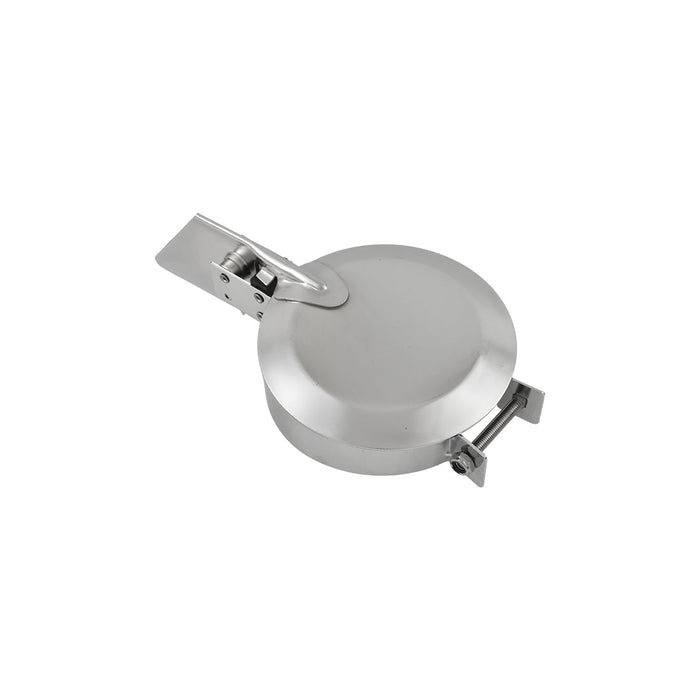 5" Inch Silent Exhaust Stack Raincap, Chrome Plated