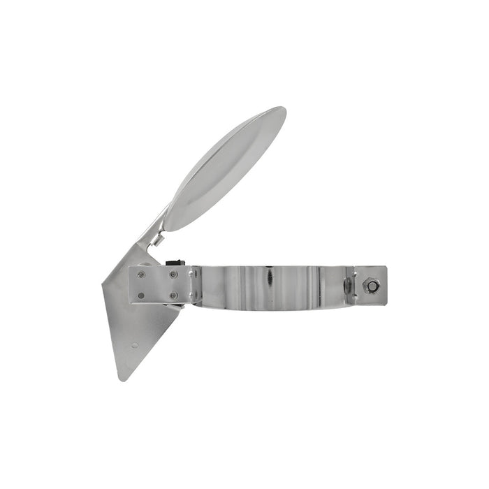 5" Inch Silent Exhaust Stack Raincap, Chrome Plated