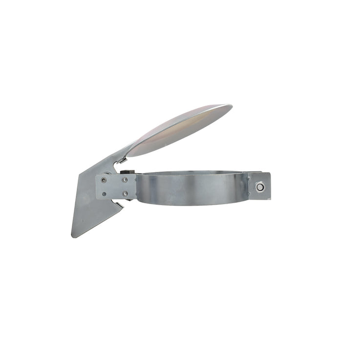 5" Inch Silent Exhaust Stack Raincap, Zinc Plated