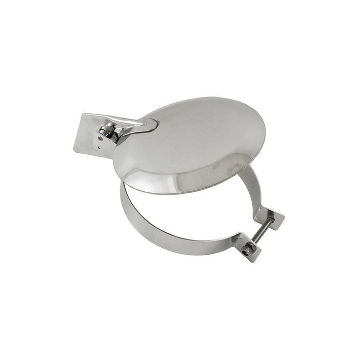 6" Inch Silent Exhaust Stack Raincap, Chrome Plated