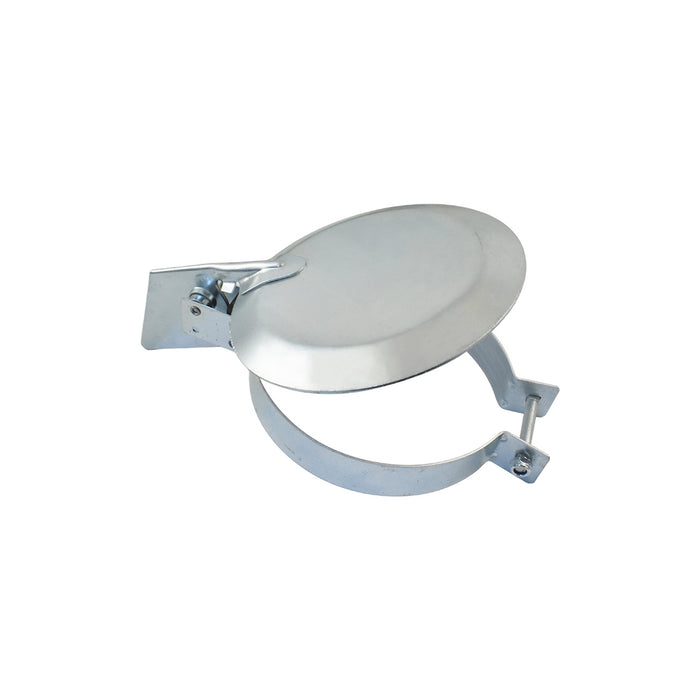 6" Inch Silent Exhaust Stack Raincap, Zinc Plated