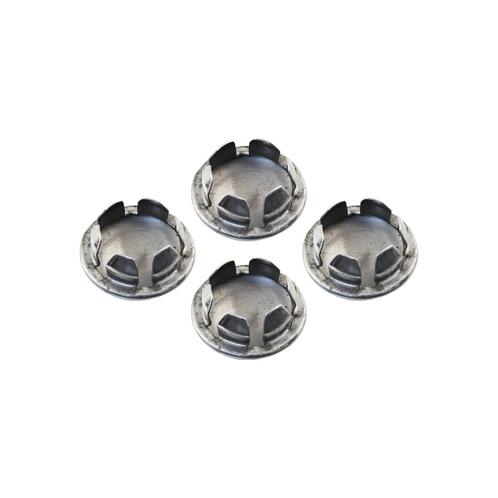 Bumper Bar Plugs suit 1932 Ford Car & Truck, Polished Stainless Steel, Set of 4