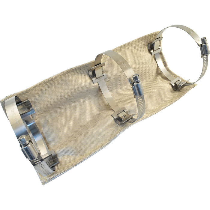 Cal Custom Heat Solutions Exhaust Heat Shield Kit W/Clamps, 6" X 1', Aluminium - CAL-H1600AL