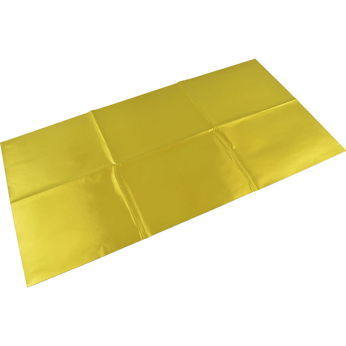 Cal Custom Heat Solutions Thermal Shield Adhesive Backed Heat Reflective Sheet, 24" X 48", Gold - CAL-H1359GD