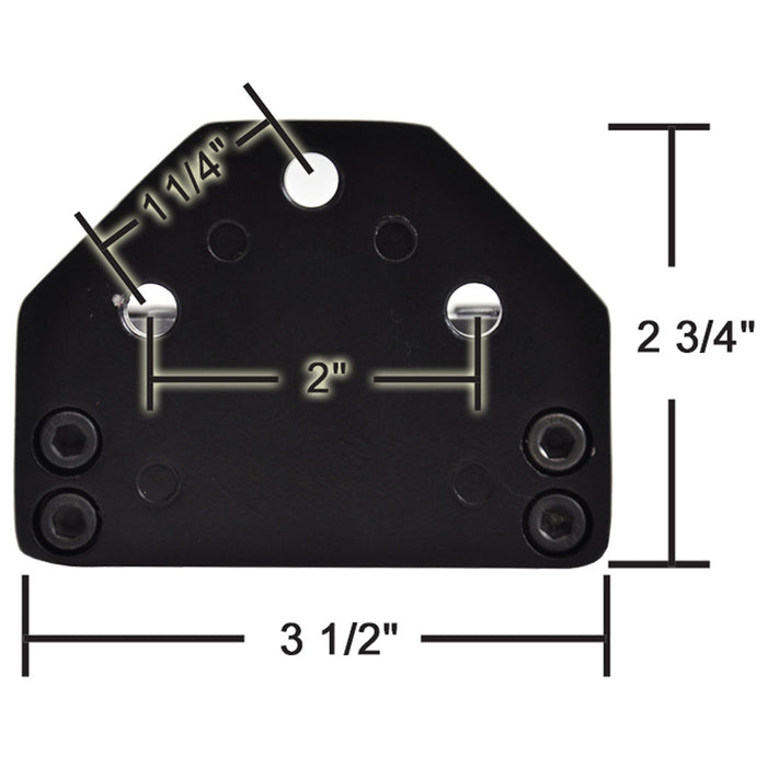 Premium Derale -10AN Side Ports Single Filter Mount, 3/4''-16 Filter Threads - DER-35709