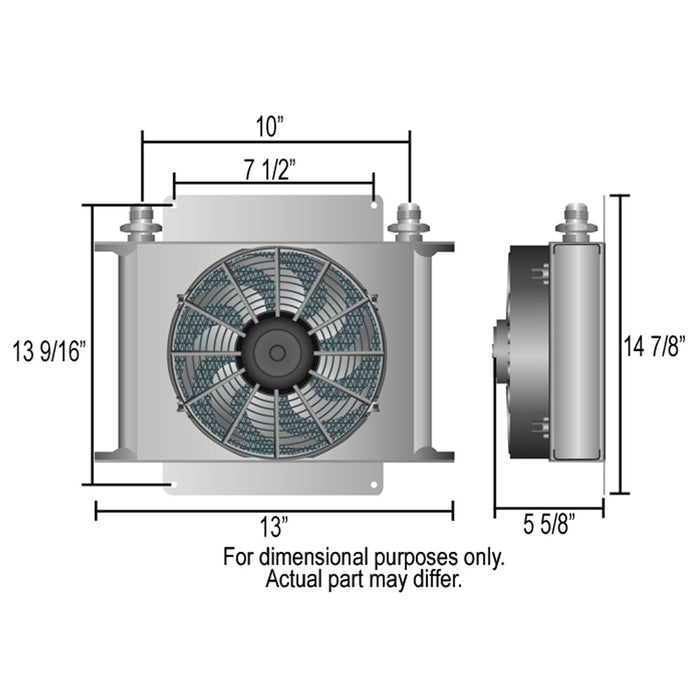 40 Row Hyper-Cool Extreme Remote Cooler, -10AN - DER-15875