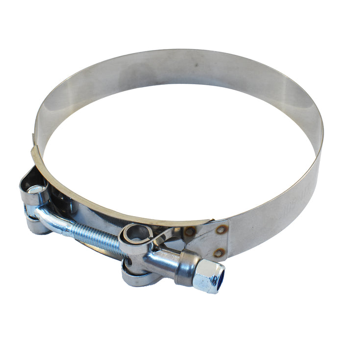 105-113mm T-Bolt Hose Clamp suits Silicone Hose, Stainless Steel