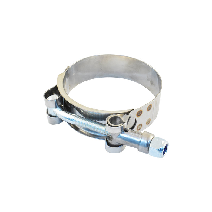 54-62mm T-Bolt Hose Clamp suits Silicone Hose, Stainless Steel