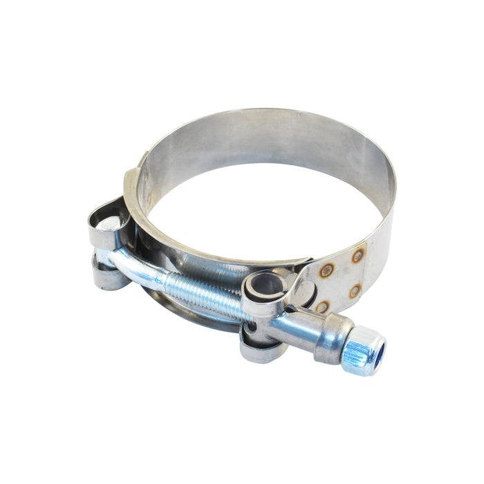 60-68mm T-Bolt Hose Clamp suits Silicone Hose, Stainless Steel