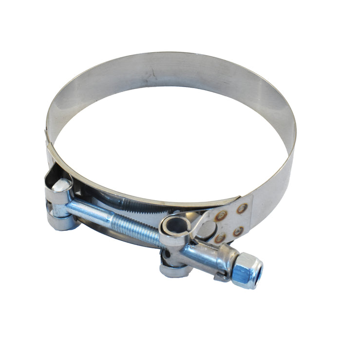 92-100mm T-Bolt Hose Clamp suits Silicone Hose, Stainless Steel