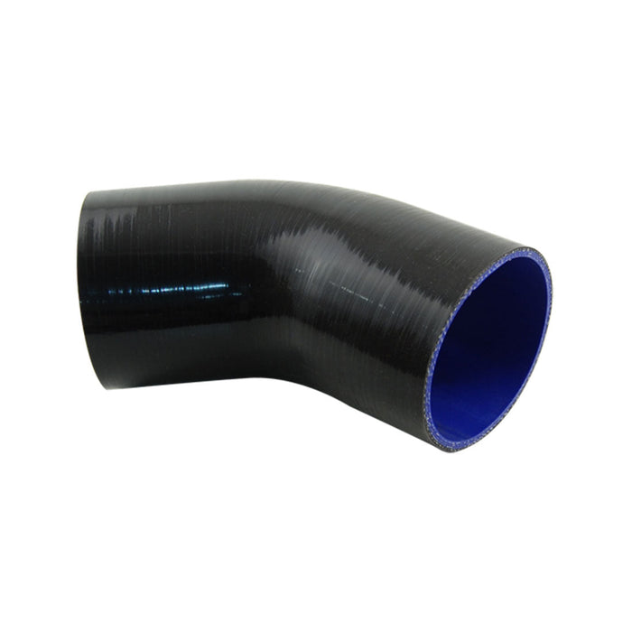 Takashi Black Silicone Hose 45 Degree Standard Elbow 4½" (114mm) Air Intake