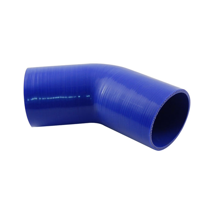 Takashi Blue Silicone Hose 45 Degree Standard Elbow 3½" (89mm) Air Intake Turbo