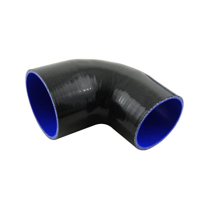 Takashi Black Silicone Hose 90 Degree Reducing Elbow 4" To 3½" (101to89mm) Turbo