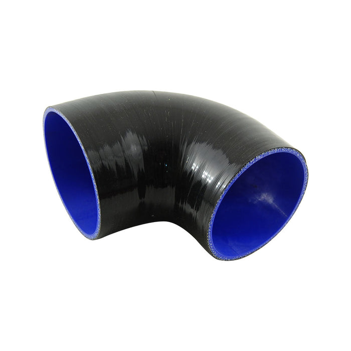 Takashi Black Silicone Hose 90 Degree Reducing Elbow 5" To 4½" (127to114mm)