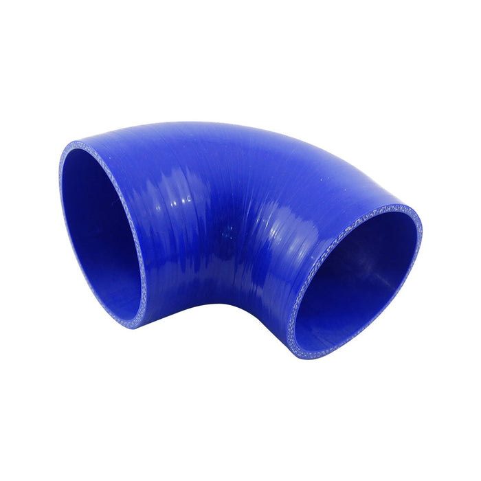 Takashi Blue Silicone Hose 90 Degree Reducing Elbow 5" To 4½" (127to114mm)