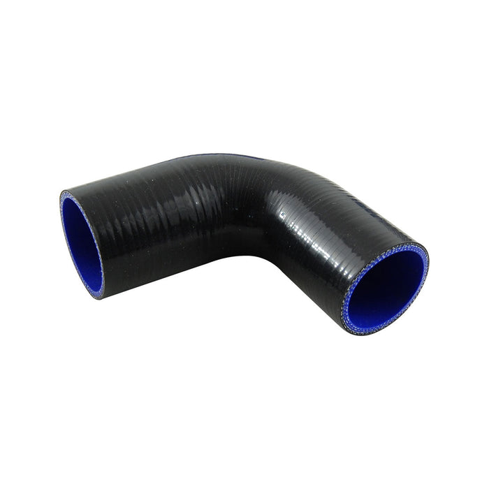 Takashi Black Silicone Hose 90 Degree Reducing Elbow 2¼" To 2" (57to51mm) Turbo