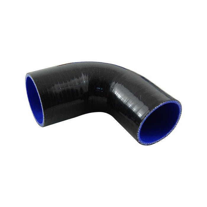 Takashi Black Silicone Hose 90 Degree Reducing Elbow 2¾" To 2½" (70to63mm) Turbo