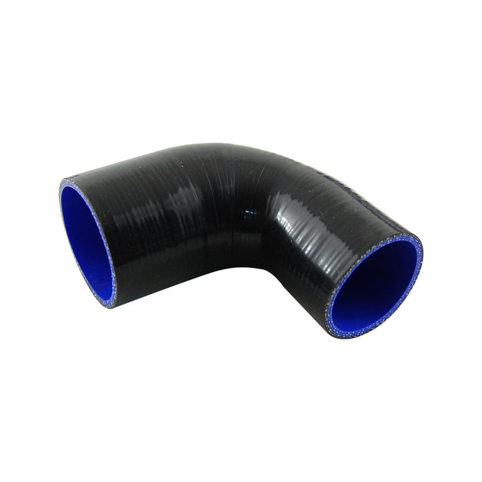 Takashi Black Silicone Hose 90 Degree Reducing Elbow 3" to 2½" (76to63mm) Turbo