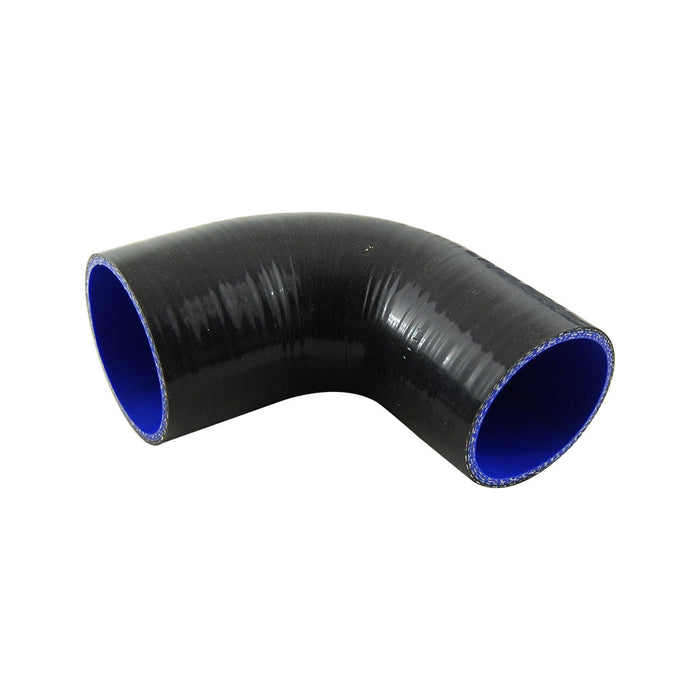 Takashi Black Silicone Hose 90 Degree Reducing Elbow 3" to 2¾" (76to70mm) Turbo