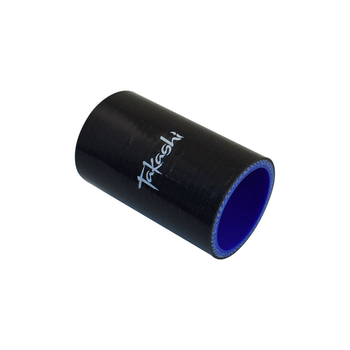 Takashi Black Straight Silicone Hose Joiner 1½" (38mm)