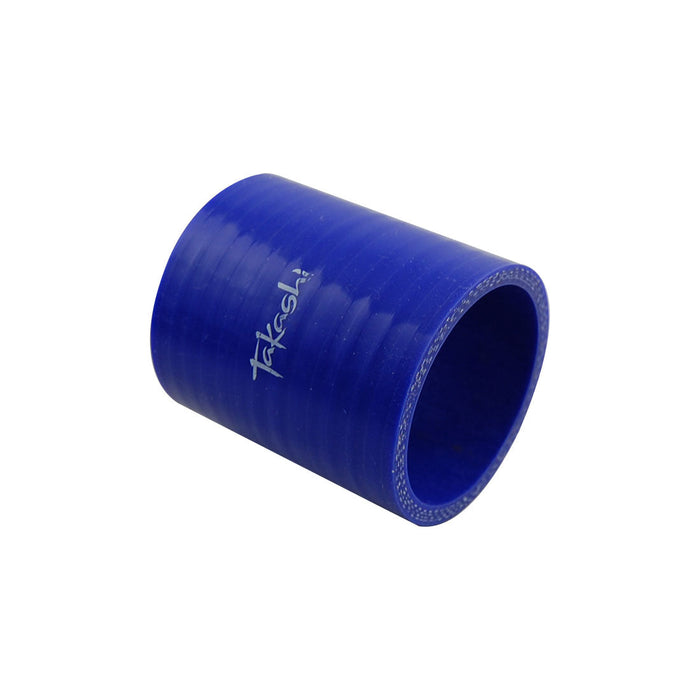 Takashi Blue Straight Silicone Hose Joiner 2-1/4"" (57mm) Air Intake Turbo