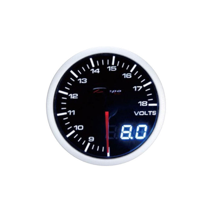 Depo Racing Voltmeter Stepper Motor Gauge 60mm Dual View, Race, Drift